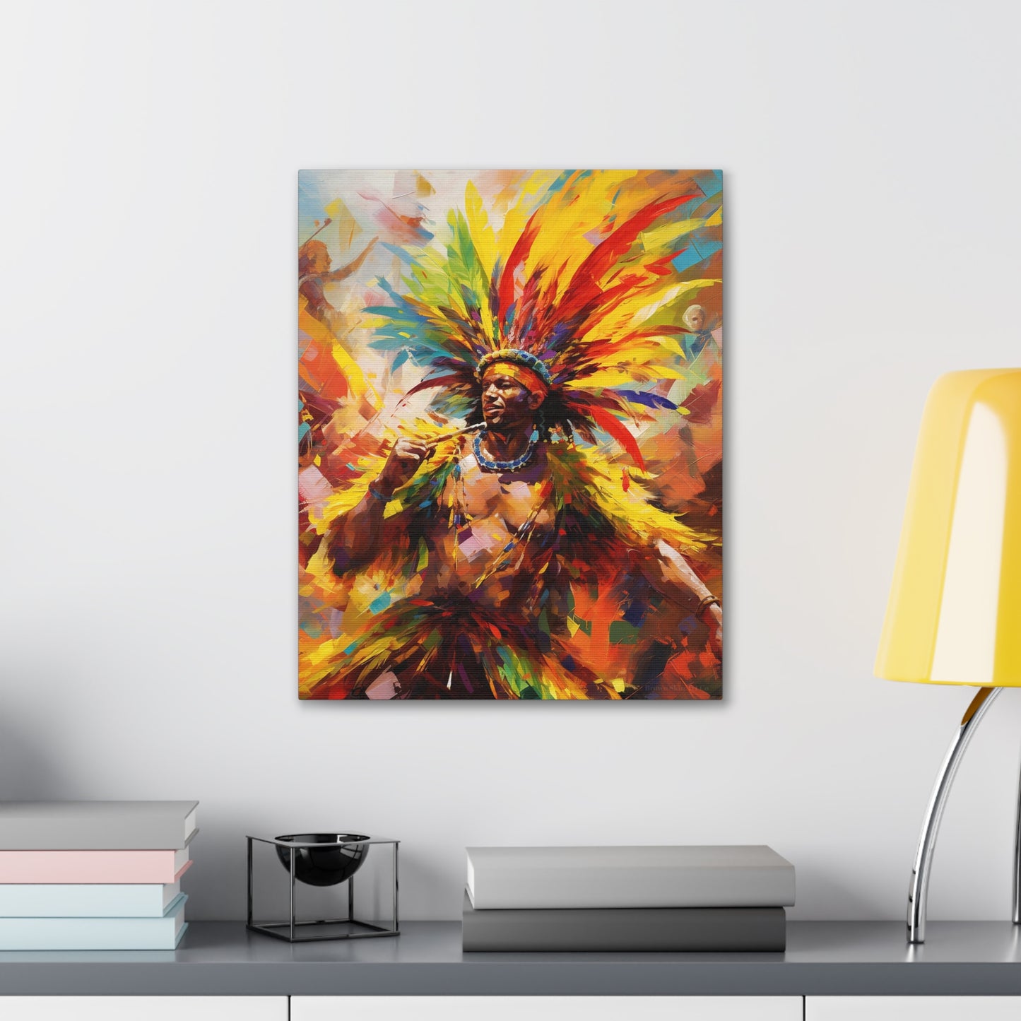 Festival's Flame - Carnival King and Queen Canvas Artwork