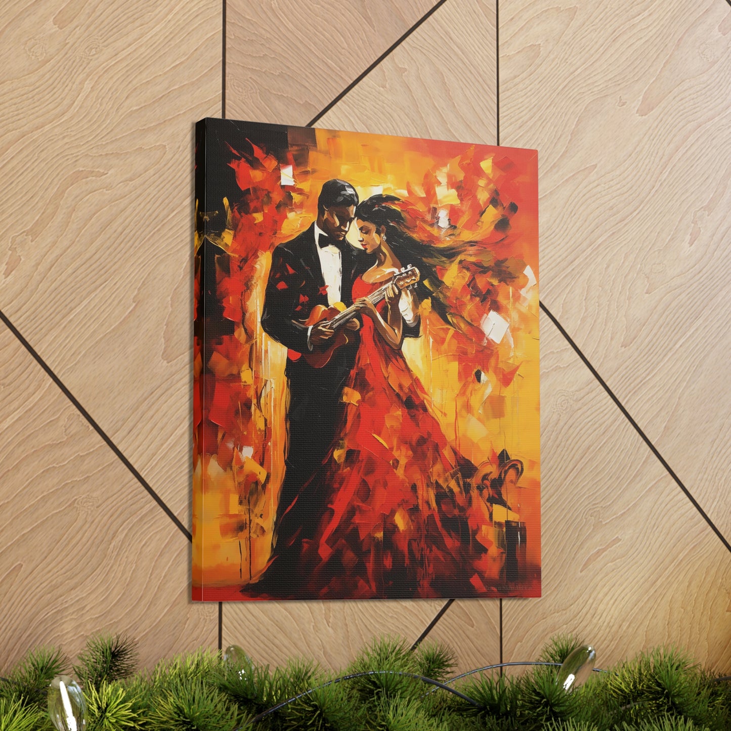 Antonio & Camilia - Flamenco Guitar and Dance Canvas Art