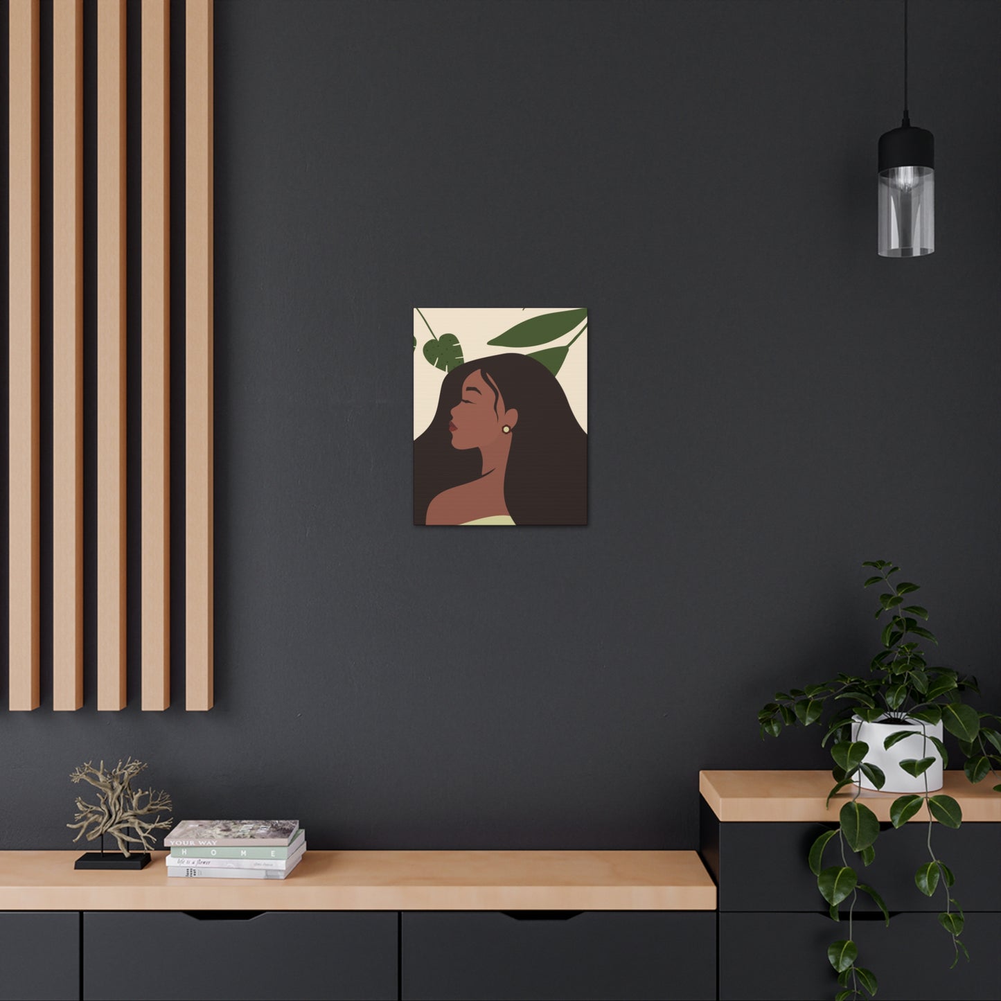 Powerful Black Women Inspire - Afrocentric Elegance Canvas Art