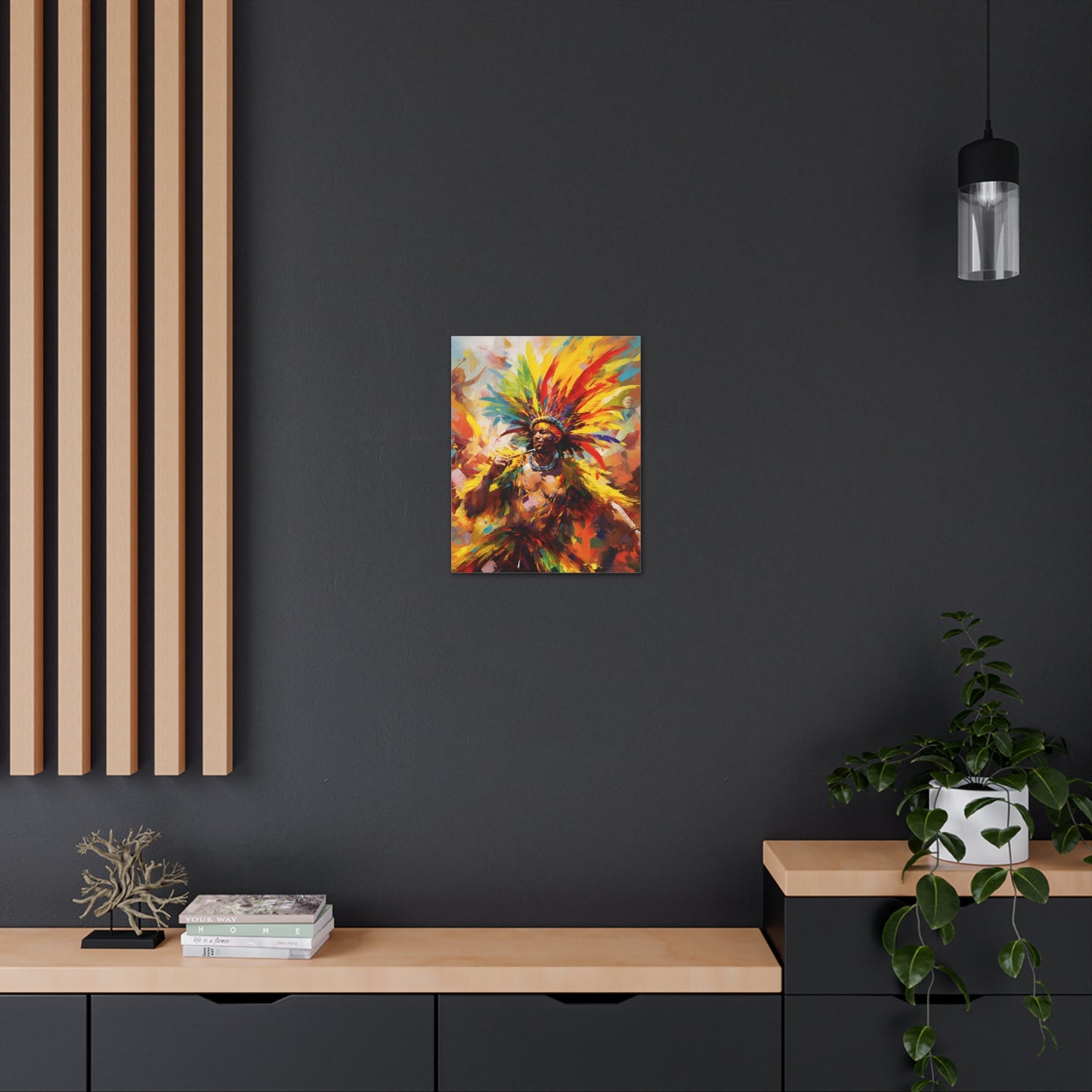 Festival's Flame - Carnival King and Queen Canvas Artwork
