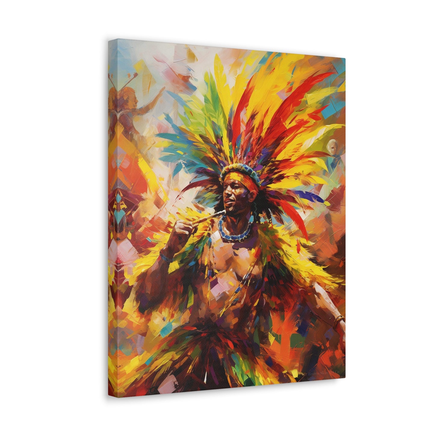 Festival's Flame - Carnival King and Queen Canvas Artwork