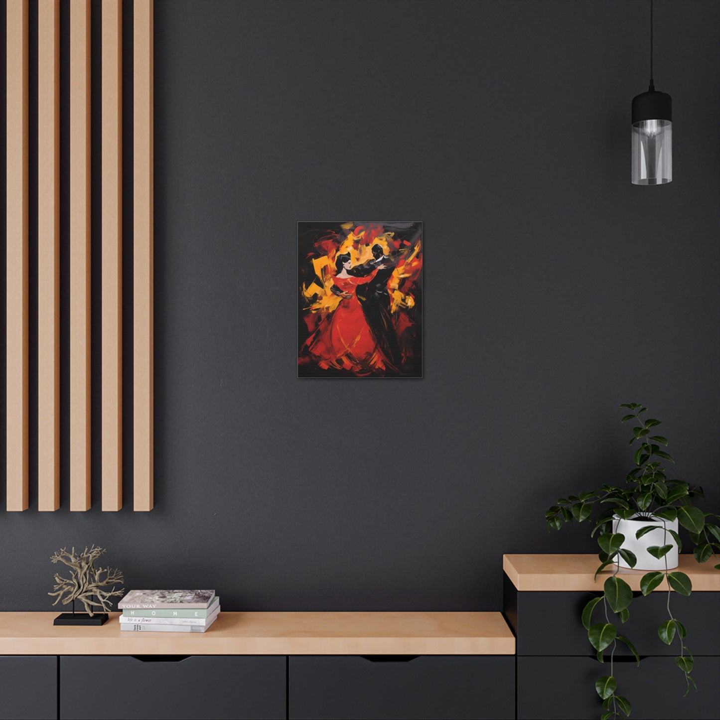 Jose-Luis & Leticia - Passionate Flamenco Duo Canvas Artwork