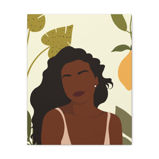 Women of Color Empowerment - Afrocentric Strength and Beauty Canvas Art