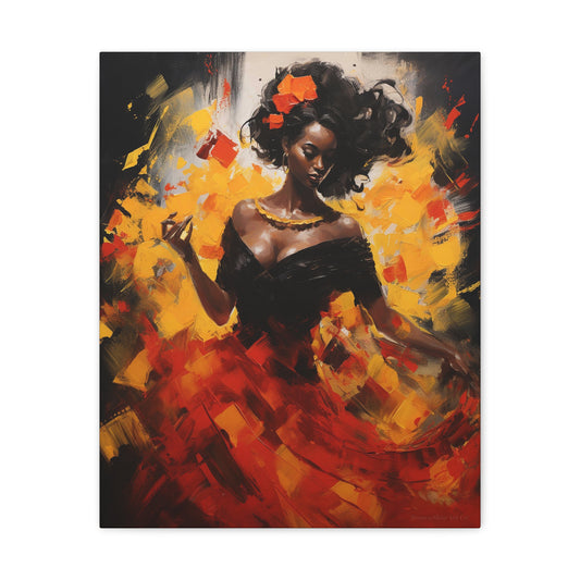 Carmen - Flamenco Costume Elegance Canvas Artwork