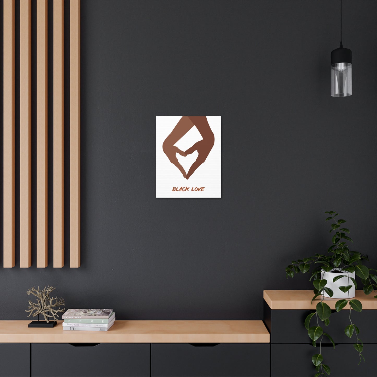 Intimate Moments - Romantic Black Love Canvas Art for Modern Homes