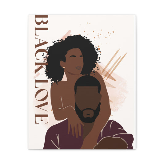 Unending Love - Timeless Black Love Canvas Art for Homes