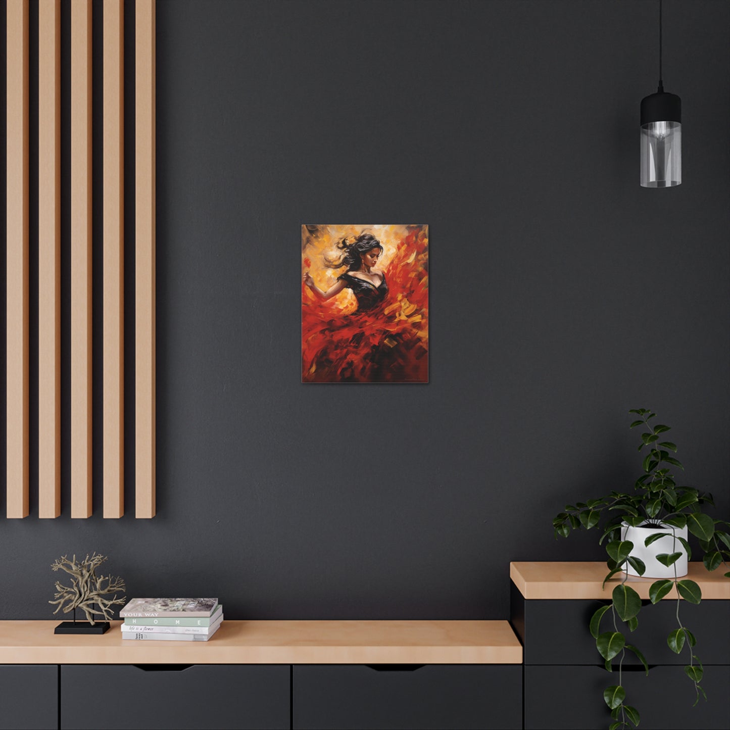 Isabella - Andalusian Spirit in Flamenco Canvas Artwork
