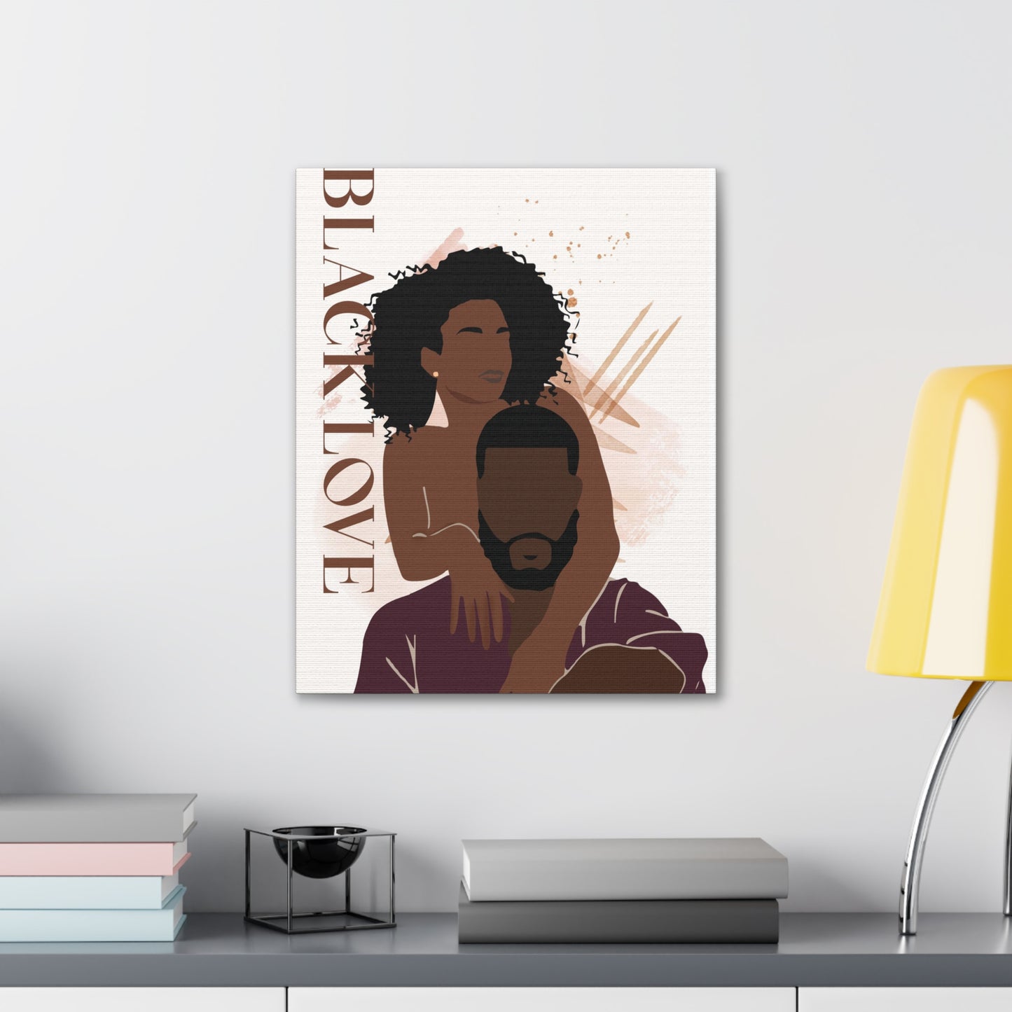 Unending Love - Timeless Black Love Canvas Art for Homes