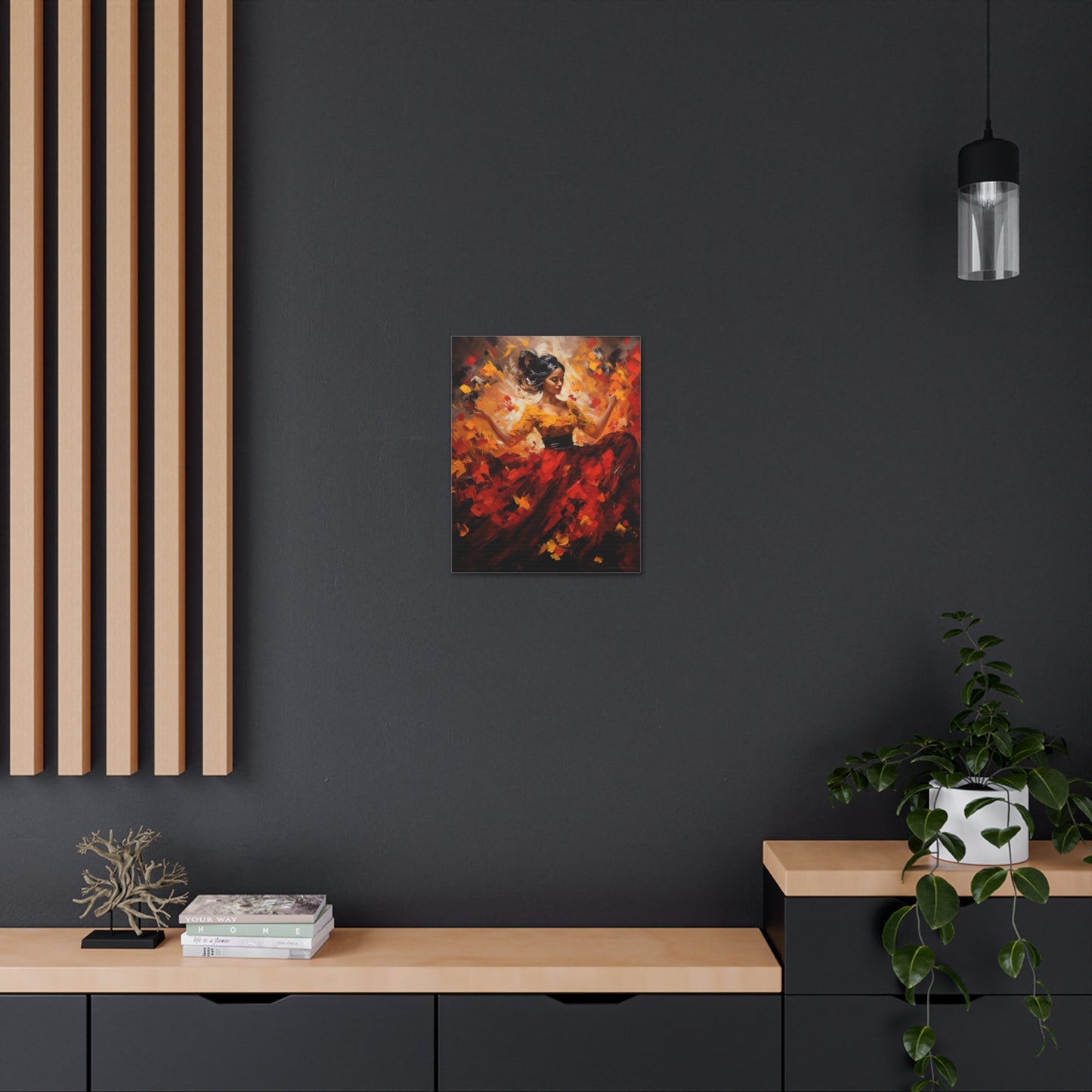 Sofia - Vibrant Flamenco Energy Canvas Wall Art