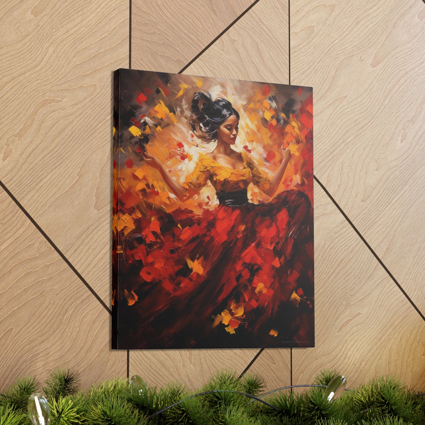 Sofia - Vibrant Flamenco Energy Canvas Wall Art