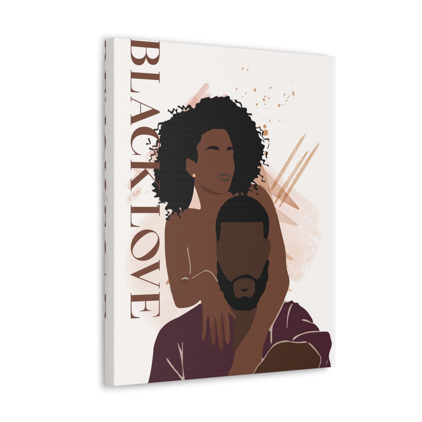 Unending Love - Timeless Black Love Canvas Art for Homes