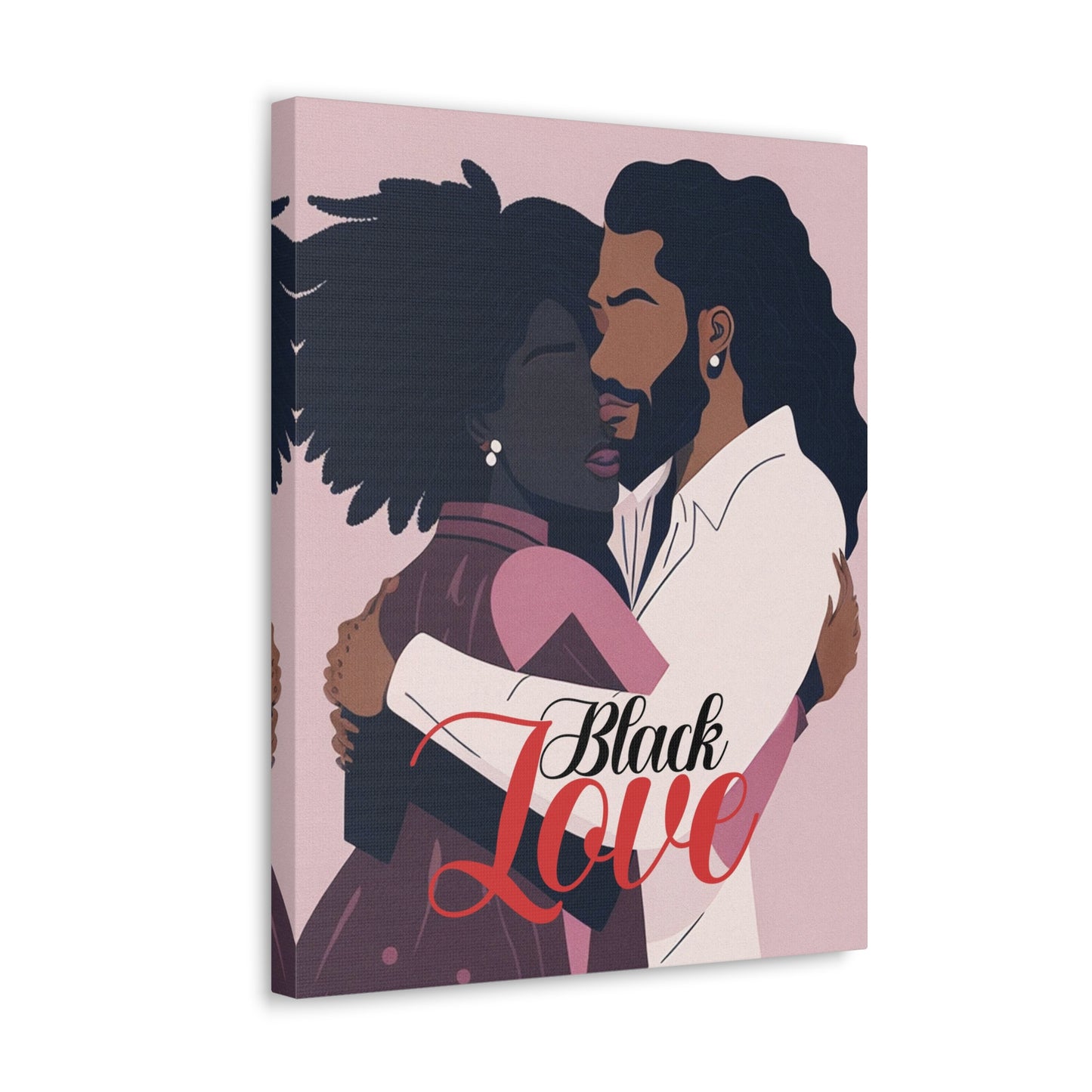 Together Forever - Romantic Black Love Wall Art for Modern Homes