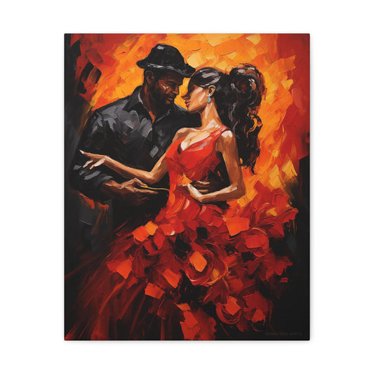 Miguel & Alejandro - Flamenco Duo Passion Canvas Wall Art