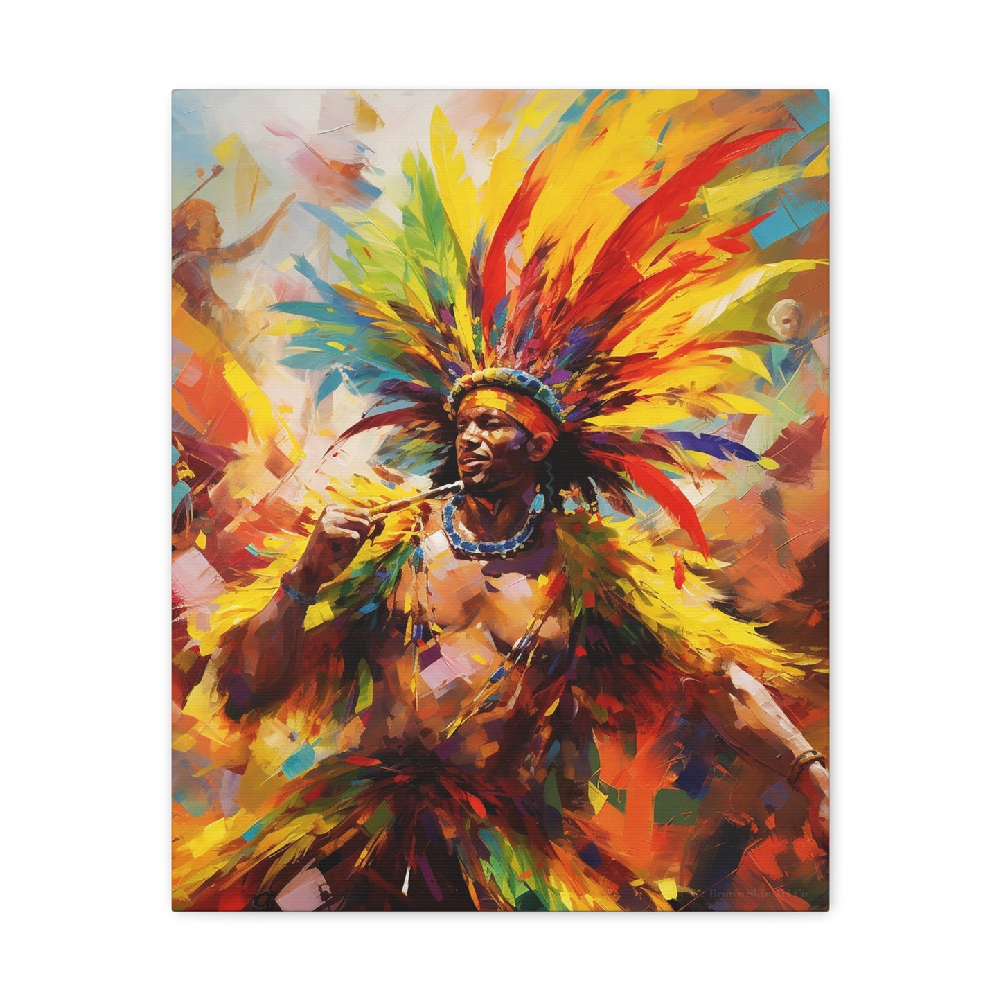 Festival's Flame - Carnival King and Queen Canvas Artwork